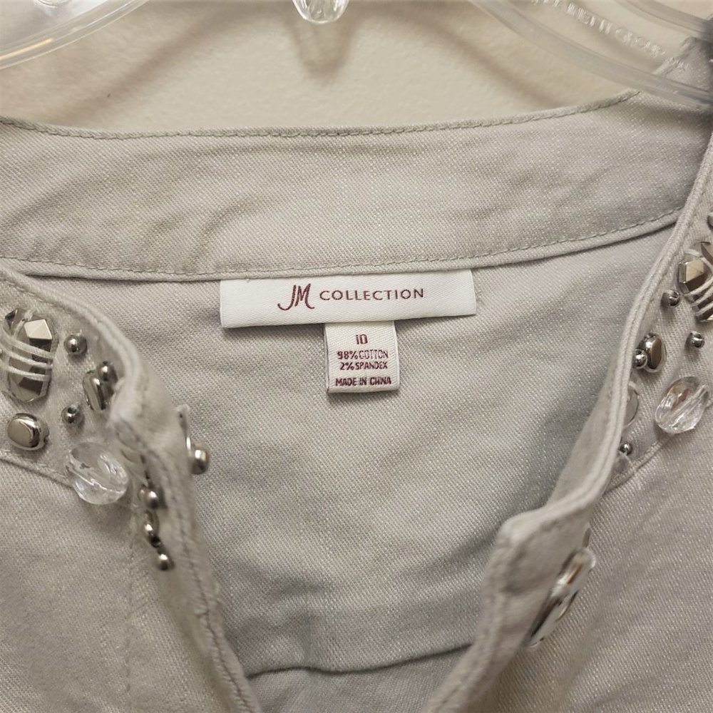 JM Collection Beaded Jacket - Picture 2 of 6
